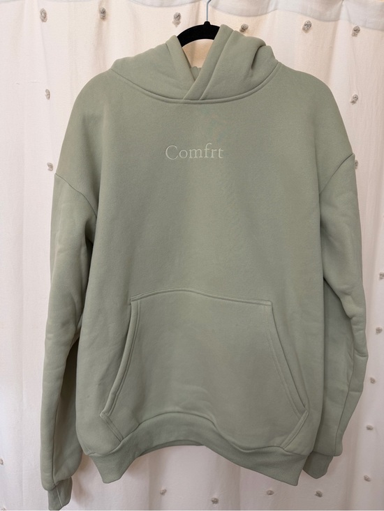 Comfrt Tops - Comfrt Sage Green Pullover Hoodie